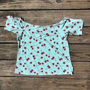 Torrid Women's Blue and Red Shirt